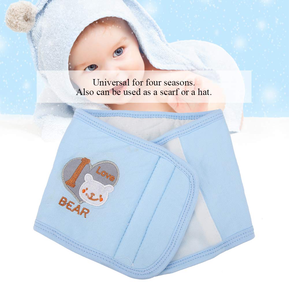 Haosie Baby Belly Button Band, Infant Belly Protector, Cotton Umbilical Hernia Belt for Toddler Boys Girls (22 X 6.3 In)(Light Blue) - Image 5